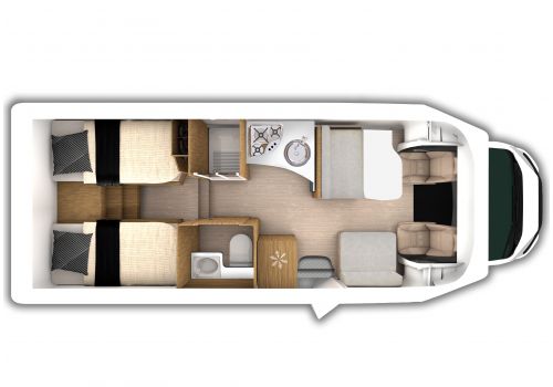 Low Profile Motorhome ITINEO PJ740 2020 en Sale Occasion