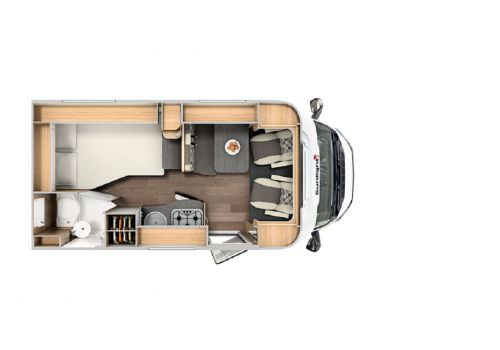 Low Profile Motorhome SUNLIGHT T-58 en Sale Occasion