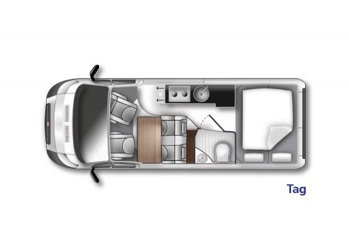 Camper Van WESTFALIA Columbus 600D Modelo 2020 en Catalog