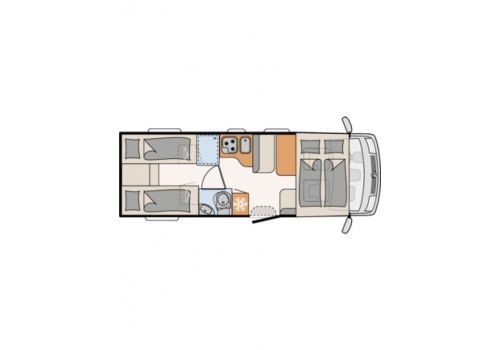 Integral Motorhome DETHLEFFS I 7057 EB Modelo 2020 en Sale Occasion