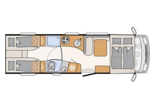 Integral Motorhome DETHLEFFS Globetrotter XL I 7850 EB en Sale Occasion