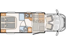 Low Profile Motorhome DETHLEFFS T 7057 DBM modelo 2020 en Sale Occasion