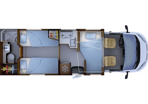 Low Profile Motorhome RAPIDO 665 F modelo 2020 en Catalog