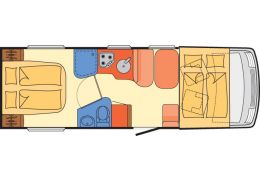 Integral Motorhome DETHLEFFS Advantage I-7051 en Sale Occasion