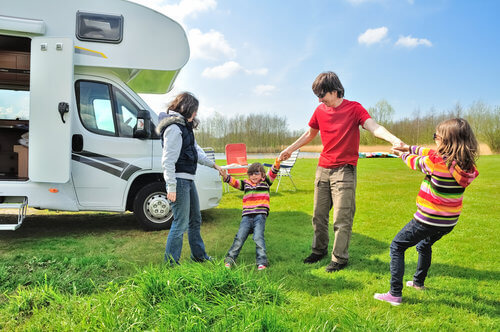 enjoy motorhome & family